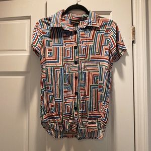 Nooworks patterned buttondown
